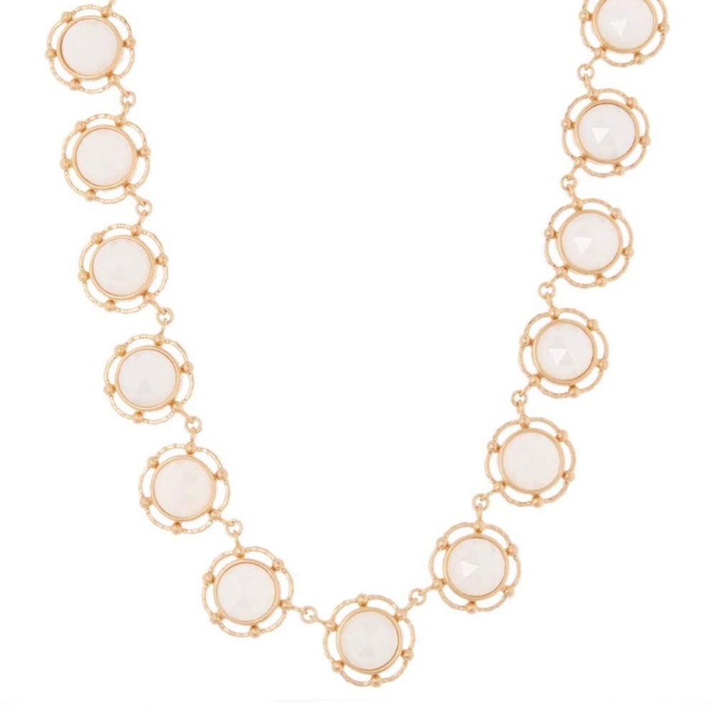 NWT Kate Spade ♠️ Gold & Faucted Stone Necklace